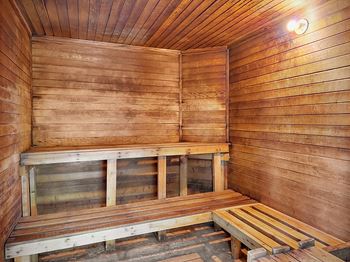 On the green sauna
